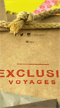 Mobile Screenshot of exclusifvoyages.com